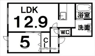 BAUS(バウス)【2階】の間取り
